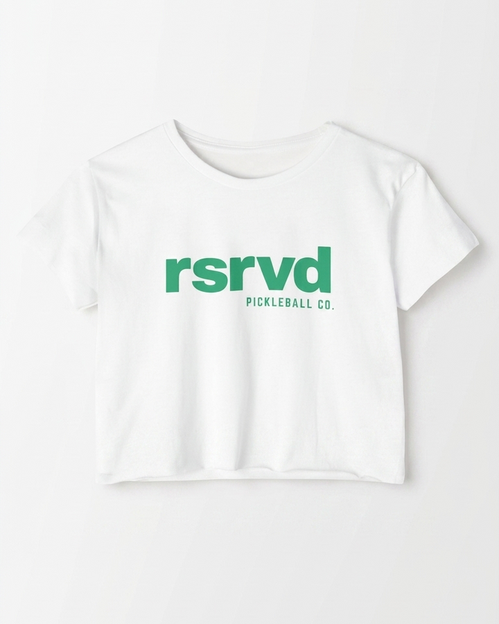 White t-shirt with &
