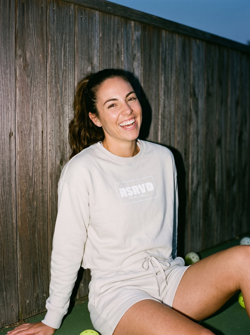 RSRVD Women's Lightweight Cropped Court Hoodie RSRVD Pickleball