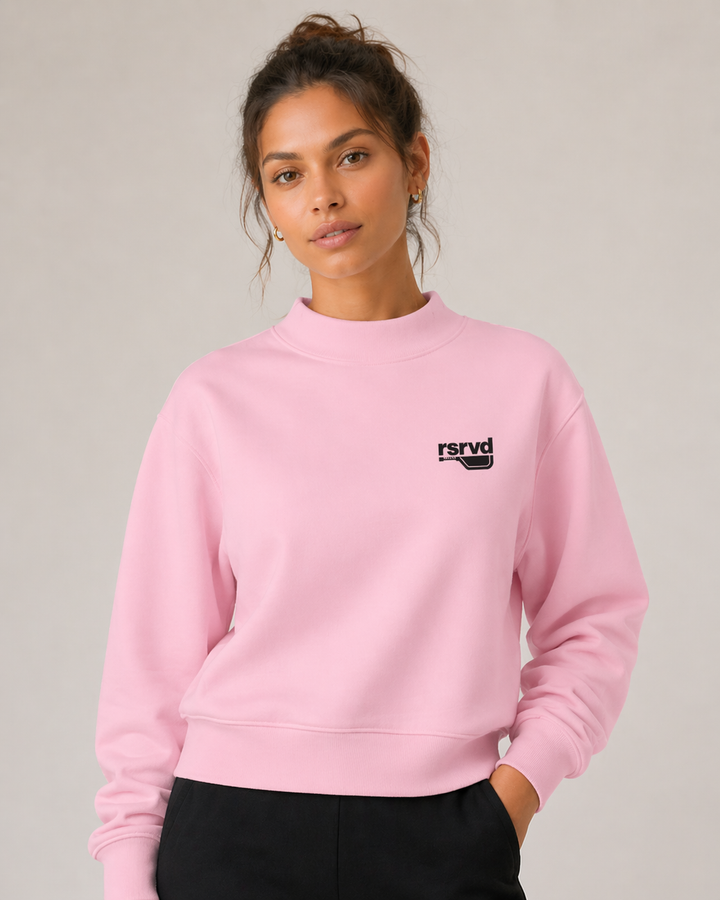RSRVD Mock-Neck Fleece - Lowercase Paddle Logo RSRVD Pickleball