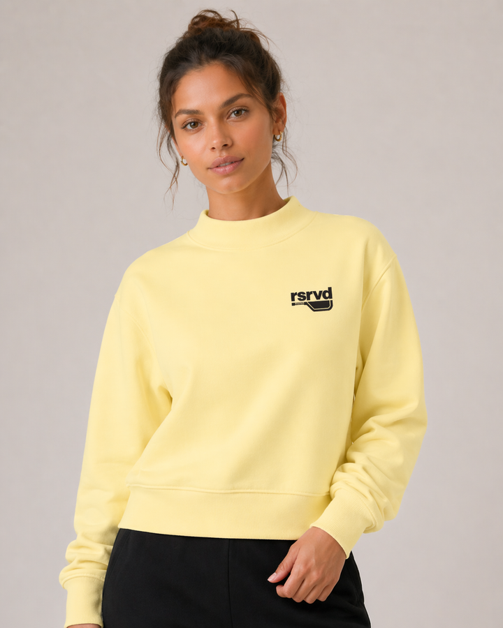 RSRVD Mock-Neck Fleece - Lowercase Paddle Logo RSRVD Pickleball