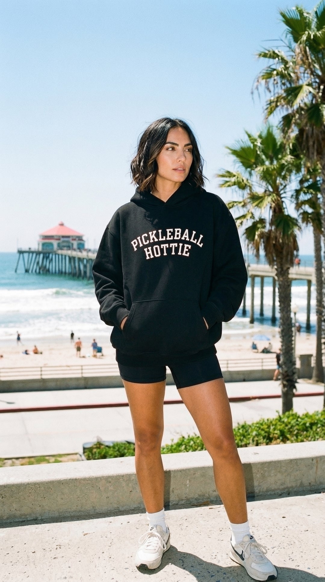 Pickleball Hottie Oversized Collegiate Hoodie ODMPOD