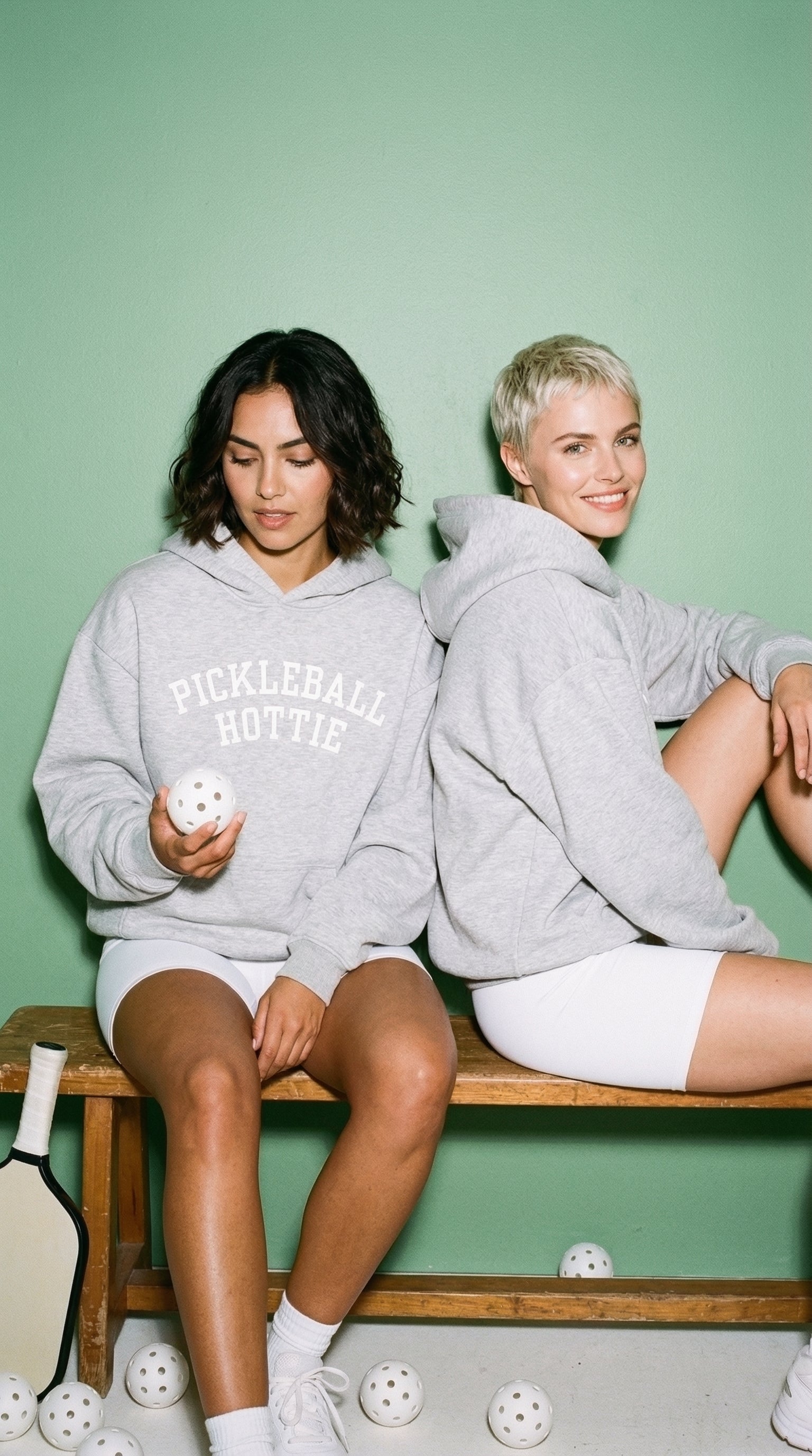 Pickleball Hottie Oversized Collegiate Hoodie ODMPOD