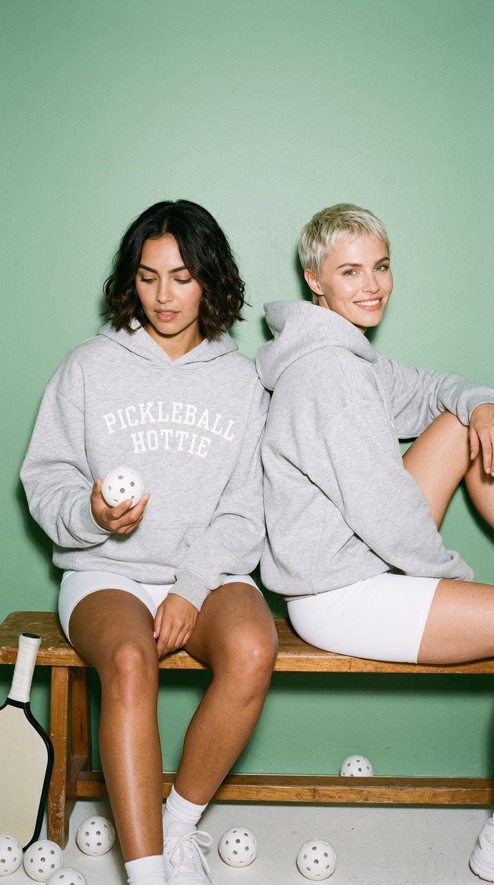 Pickleball Hottie Oversized Collegiate Hoodie ODMPOD