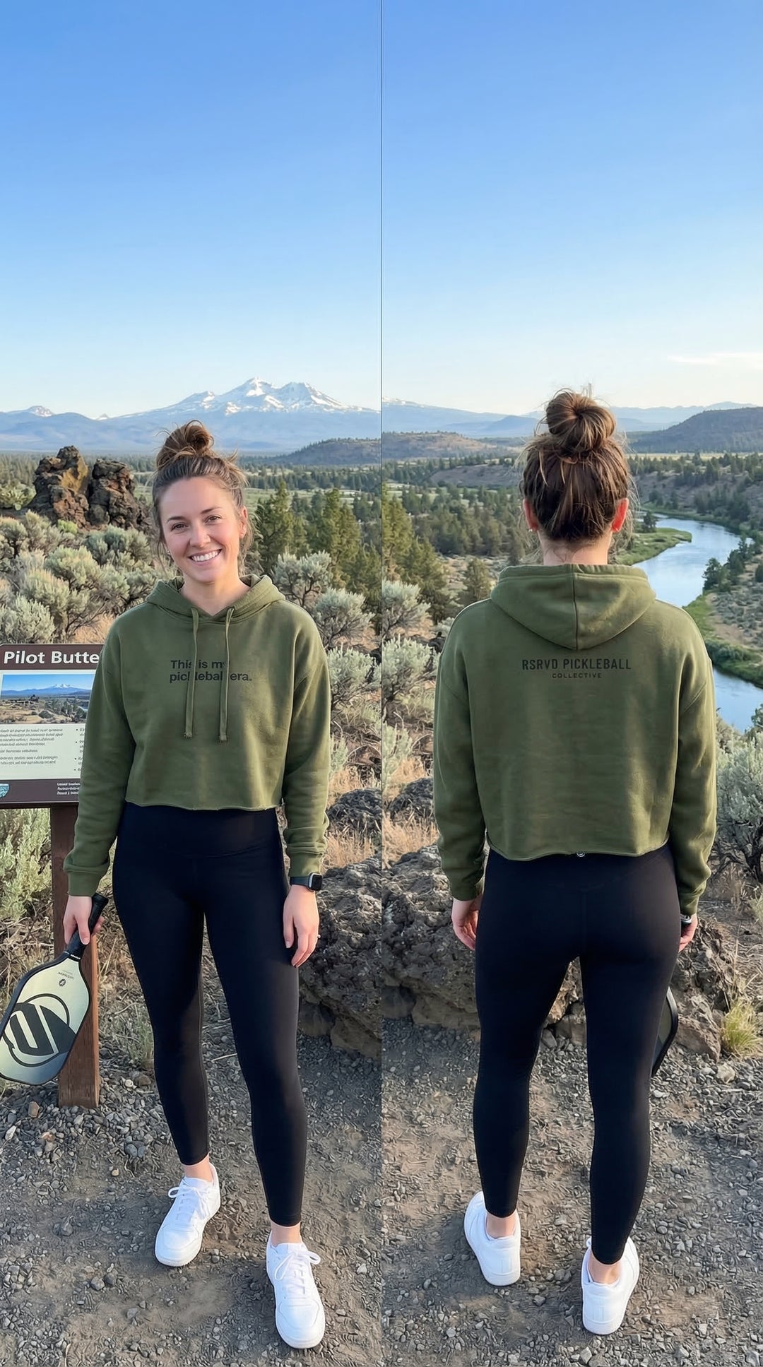This Is My Pickleball Era – Cropped Hoodie RSRVD Pickleball